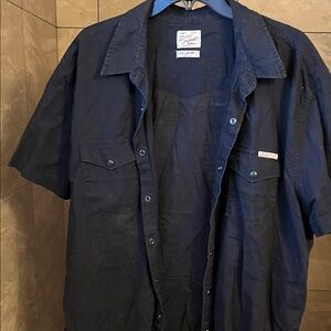 Lucky Brand Black Button-Up Shirt